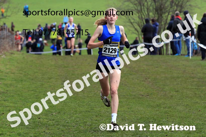 Womens Under-17s 2023 UK CAU Inter Counties Cross Country Champs, Prestwold Hall, Loughborough. Photo: David T. Hewitson/Sports for All Pics